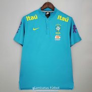 Camiseta Brasil Training Blue II 2021/2022