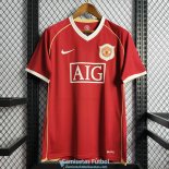 Camiseta Manchester United Retro Primera Equipacion 2006 2007