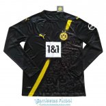 Camiseta Manga Larga Borussia Dortmund Segunda Equipacion 2020-2021