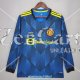 Camiseta Manga Larga Manchester United Segunda Equipacion 2021/2022