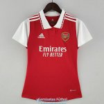 Camiseta Mujer Arsenal Primera Equipacion 2022/2023