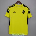 Camiseta Sport Club Internacional Training Yellow Black 2021/2022
