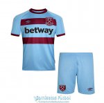 Camiseta West Ham United Ninos Segunda Equipacion 2020-2021