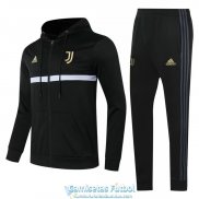 Juventus Sudadera Capucha Black + Pantalon 2020/2021