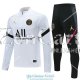 PSG x Jordan Sudadera De Entrenamiento White + Pantalon Black 2020/2021