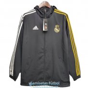 Real Madrid Chaqueta Rompevientos Black 2020-2021