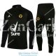 Wolves Sudadera De Entrenamiento Black + Pantalon Black 2021/2022