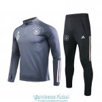 Alemania Sudadera De Entrenamiento Grey + Pantalon 2020-2021
