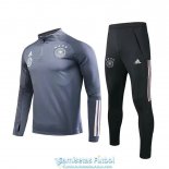 Alemania Sudadera De Entrenamiento Grey + Pantalon 2020-2021