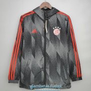 Bayern Munich Chaqueta Rompevientos Black Pattern 2021/2022