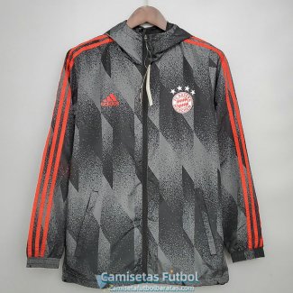Bayern Munich Chaqueta Rompevientos Black Pattern 2021/2022