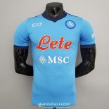 Camiseta Authentic Napoli EA7 Blue 2021/2022