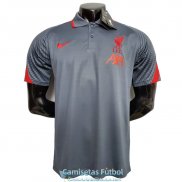 Camiseta Liverpool Polo Dark Gray 2020-2021