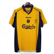 Camiseta Liverpool Retro Segunda Equipacion 2000 2001