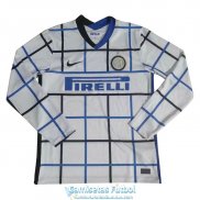 Camiseta Manga Larga Inter Milan Segunda Equipacion 2020-2021