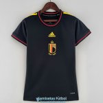 Camiseta Mujer Belgica Black I 2022/2023