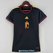 Camiseta Mujer Belgica Black I 2022/2023