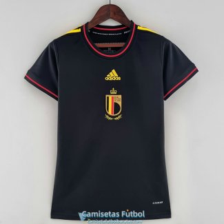 Camiseta Mujer Belgica Black I 2022/2023