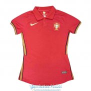 Camiseta Portugal Camiseta Mujer Primera Equipacion Euro 2020