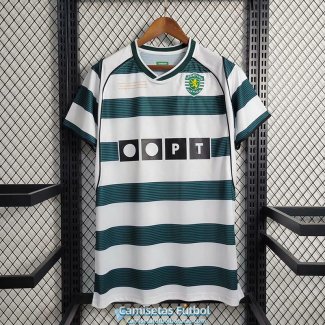 Camiseta Sporting Lisbon Retro Primera Equipacion 2001 2003