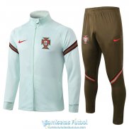 Portugal Chaqueta Green II + Pantalon 2020-2021