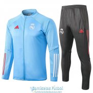 Real Madrid Chaqueta Blue + Pantalon 2020-2021