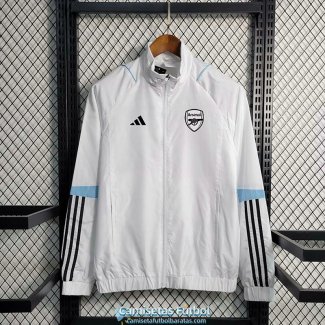 Arsenal Chaqueta Rompevientos White II 2023/2024