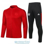 Bayern Munich Chaqueta Red + Pantalon 2020-2021