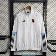 Belgica Chaqueta Rompevientos White II 2023/2024
