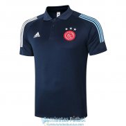 Camiseta Ajax Polo Navy 2020-2021
