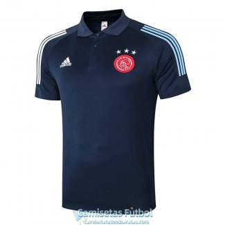 Camiseta Ajax Polo Navy 2020-2021