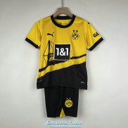 Camiseta Borussia Dortmund Ninos Primera Equipacion 2023/2024