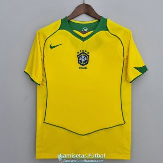 Camiseta Brasil Retro Primera Equipacion 2004/2006