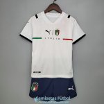 Camiseta Italia Ninos Segunda Equipacion 2021/2022