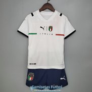 Camiseta Italia Ninos Segunda Equipacion 2021/2022