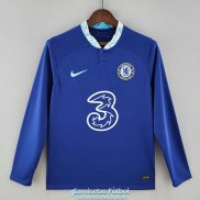 Camiseta Manga Larga Chelsea Primera Equipacion 2022/2023