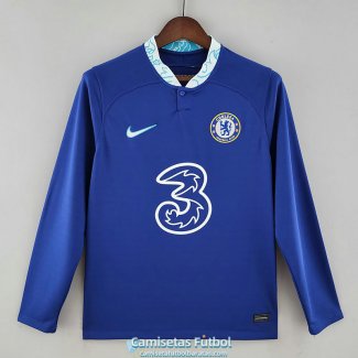 Camiseta Manga Larga Chelsea Primera Equipacion 2022/2023