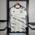 Camiseta Manga Larga Italia Segunda Equipacion 2023/2024