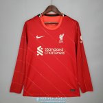 Camiseta Manga Larga Liverpool Primera Equipacion 2021/2022