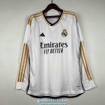 Camiseta Manga Larga Real Madrid Primera Equipacion 2023/2024