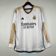 Camiseta Manga Larga Real Madrid Primera Equipacion 2023/2024