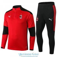 AC Milan Sudadera De Entrenamiento Red + Pantalon 2020/2021