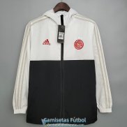 Ajax Chaqueta Rompevientos Black White 2021/2022