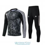 Alemania Sudadera De Entrenamiento Black + Pantalon 2020-2021