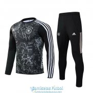 Alemania Sudadera De Entrenamiento Black + Pantalon 2020-2021