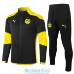 Borussia Dortmund Chaqueta Black + Pantalon 2020-2021
