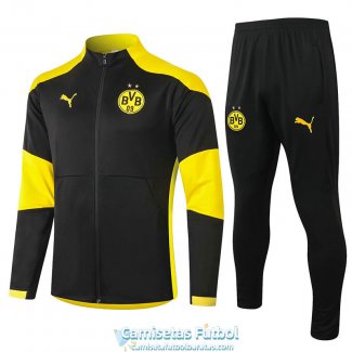 Borussia Dortmund Chaqueta Black + Pantalon 2020-2021