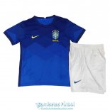 Camiseta Brasil Ninos Segunda Equipacion 2020-2021