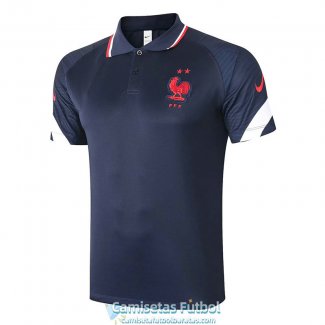 Camiseta Francia Polo Navy 2020-2021