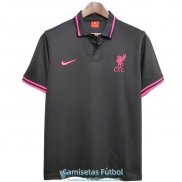 Camiseta Liverpool Polo Black 2020-2021